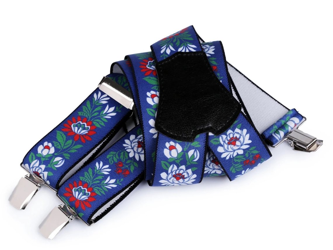 Šle pánské vzor Y šíře 40mm /120cm Folklór