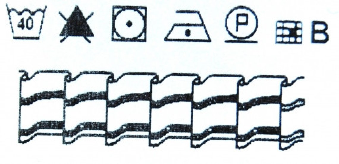 Záclonovka 30mm čirá řasení libovolné 1:3,75