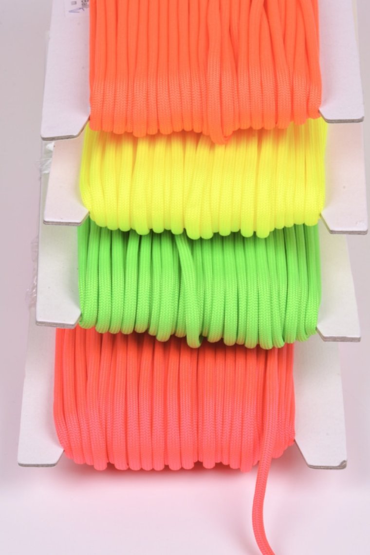 Šnůra PARACORD 4mm neon