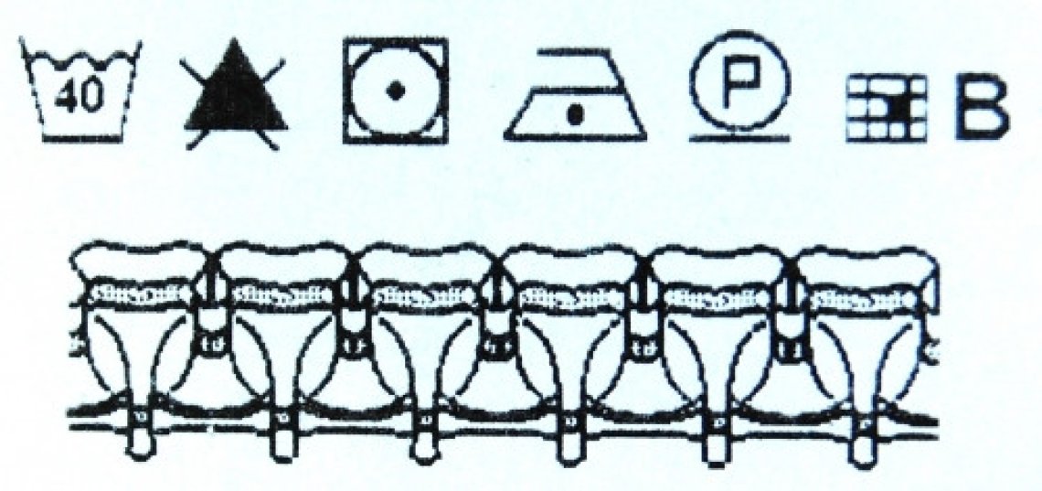 Záclonovka 26mm čirá řasení žabkové 1:2