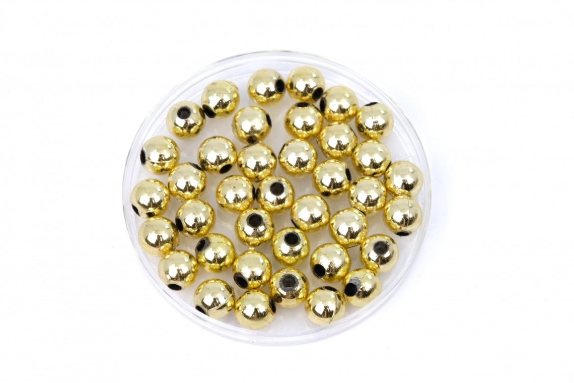 Korálky plastové PERL 10g vel.8mm