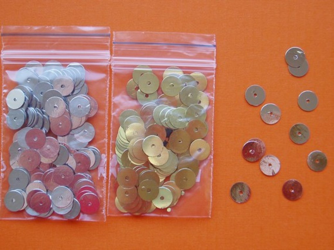 Flitry sypané 718 vel.8mm, balení 3g hladké