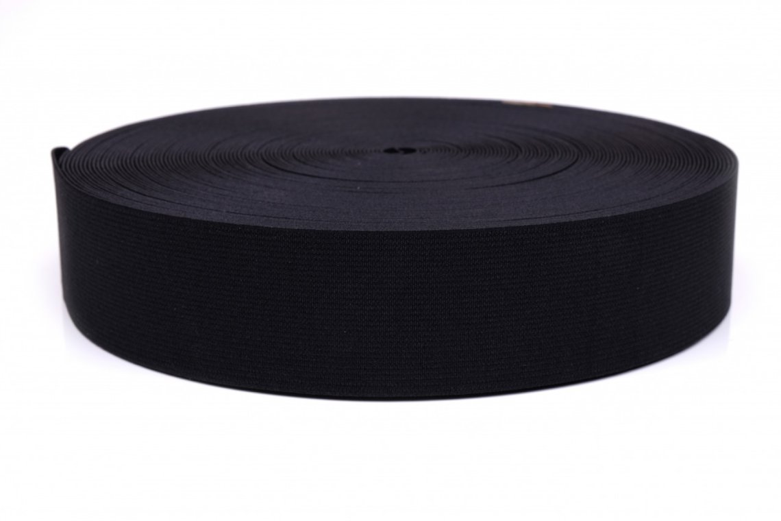 Pruženka pevná šíře 4cm černá