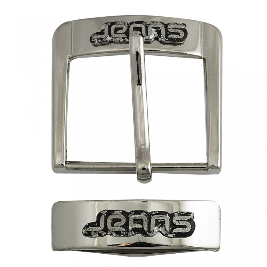 Spona kovová M44 šíře 4cm nikl 2 díly