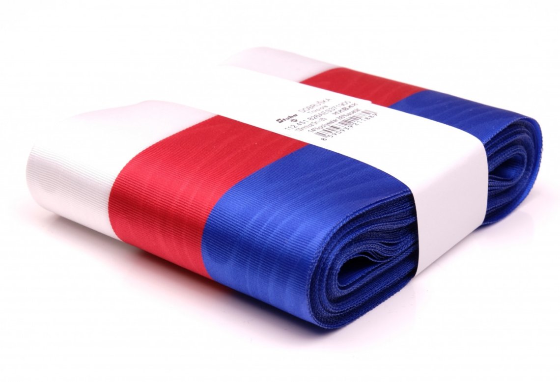 Trikolora stuha šíře 10cm