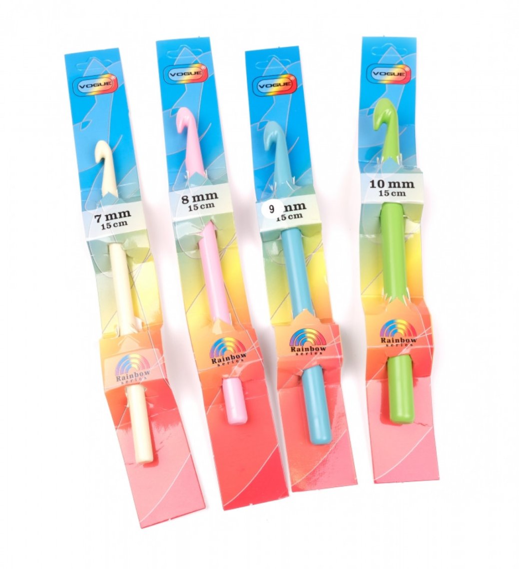 Pletací háček VOGUE plastový 15cm 
