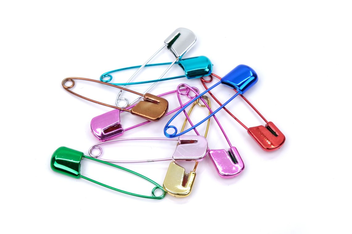 Spínací špendlík ozdobný délka 50mm