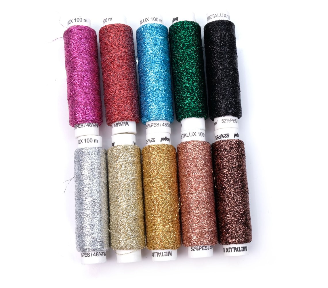 Nitě METALUX 100m