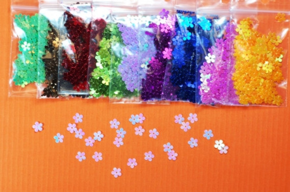 Flitry sypané 713 vel.6mm, balení 3g