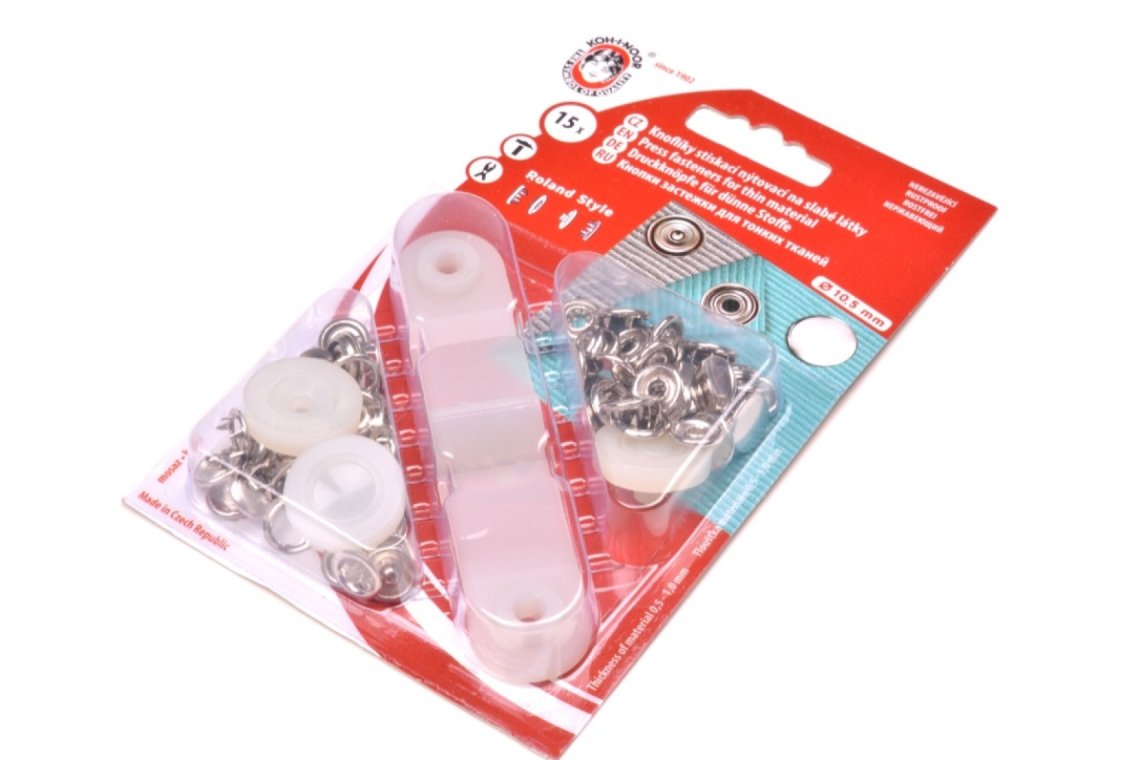 Roland Style Ø11mm karta 15ks NIKL