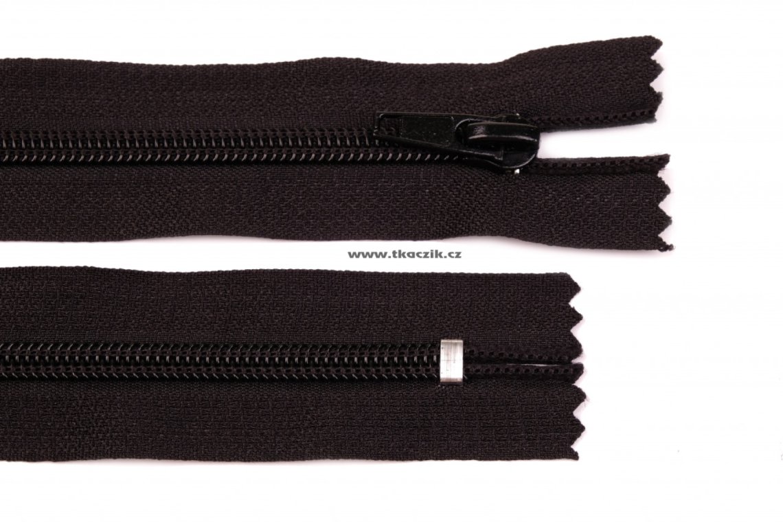 Zip spirálový 5mm nedělitelný 16cm