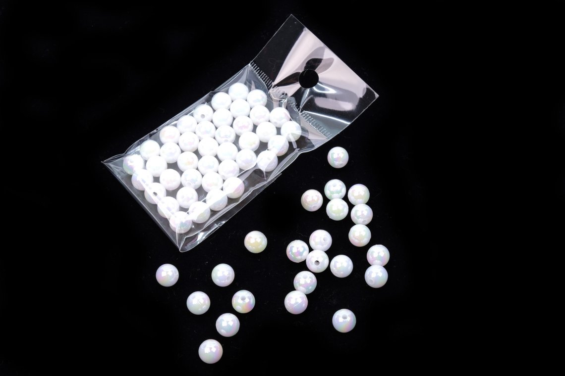Korálky ozdobné 791 vel. 8mm balení 10g