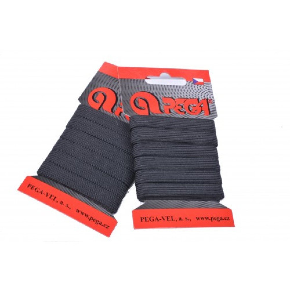 Pruženka na kartě 5m šíře 4mm černá