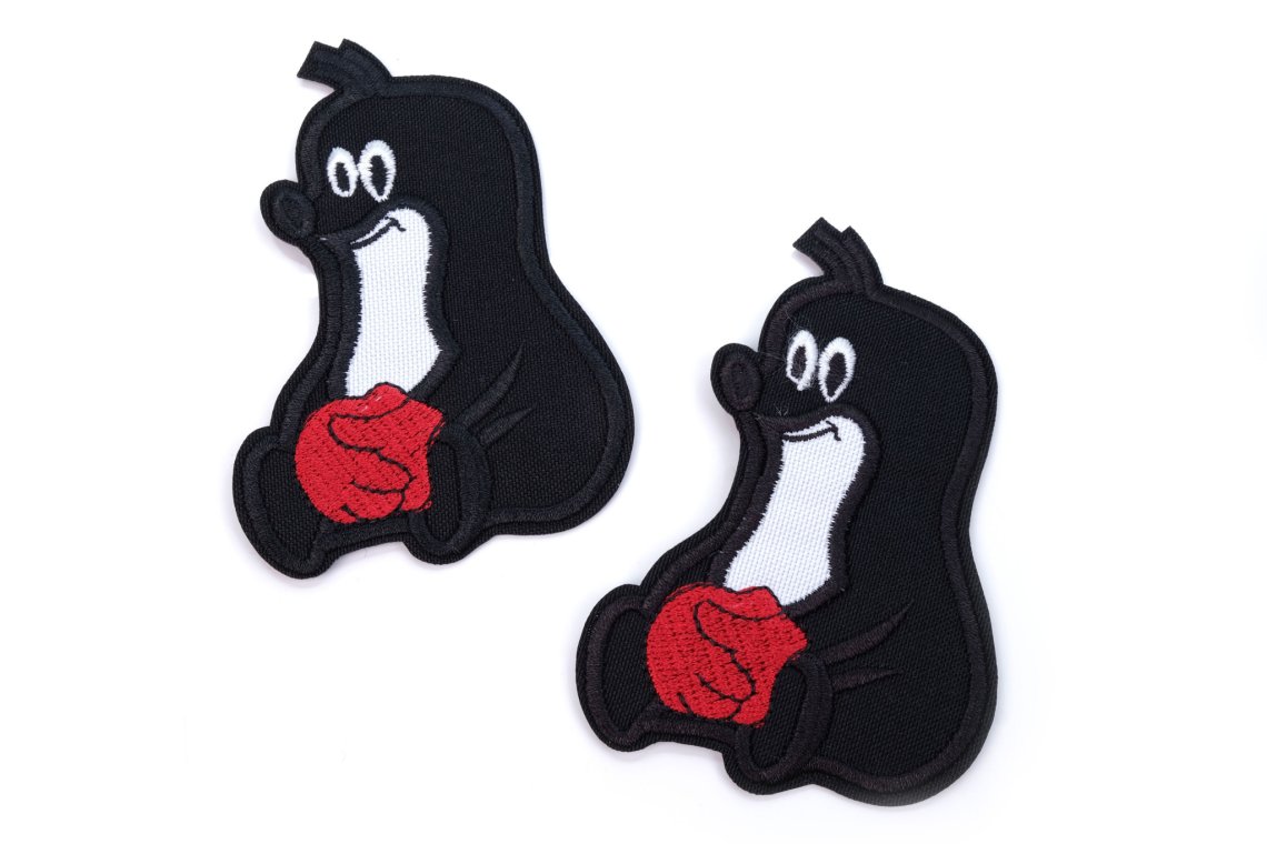 Aplikace nažehlovací 209 krteček vel.10x7cm