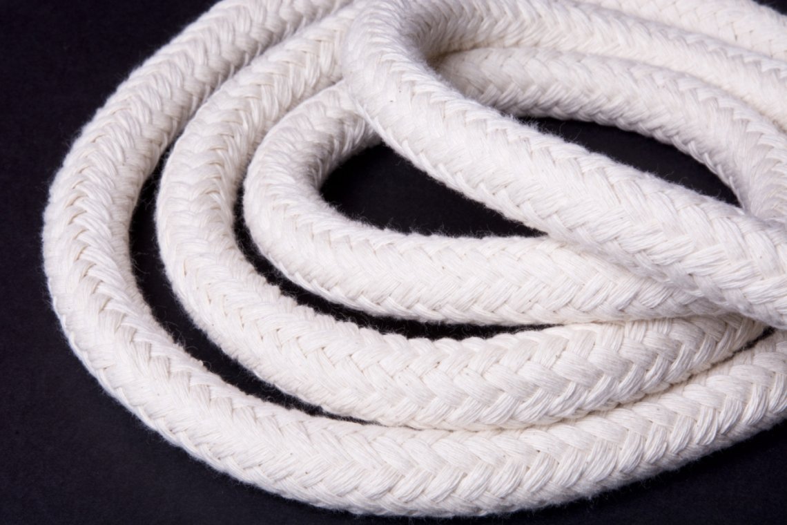 Šnůra pletená BAVLNA pramenná 18mm