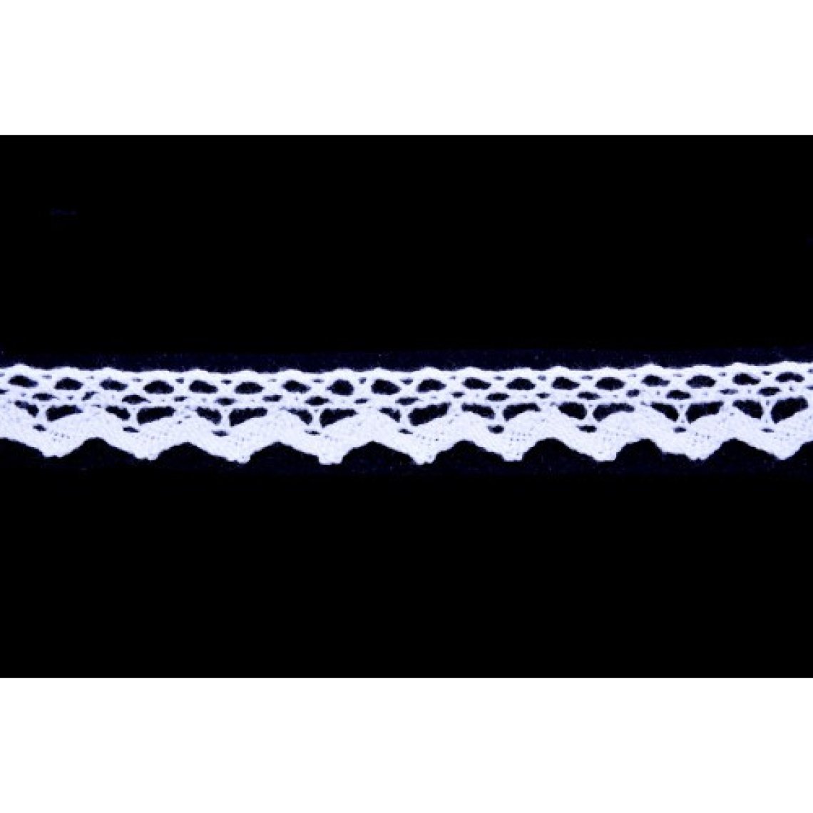 Krajka bavlněná 75602 paličkovaná šíře 14mm bílá