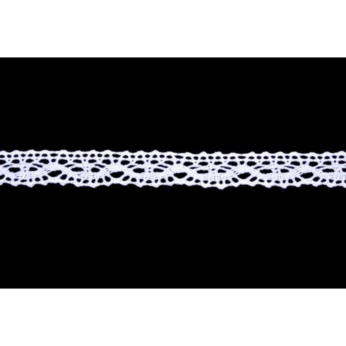 Krajka bavlněná 75395 paličkovaná šíře 16mm bílá