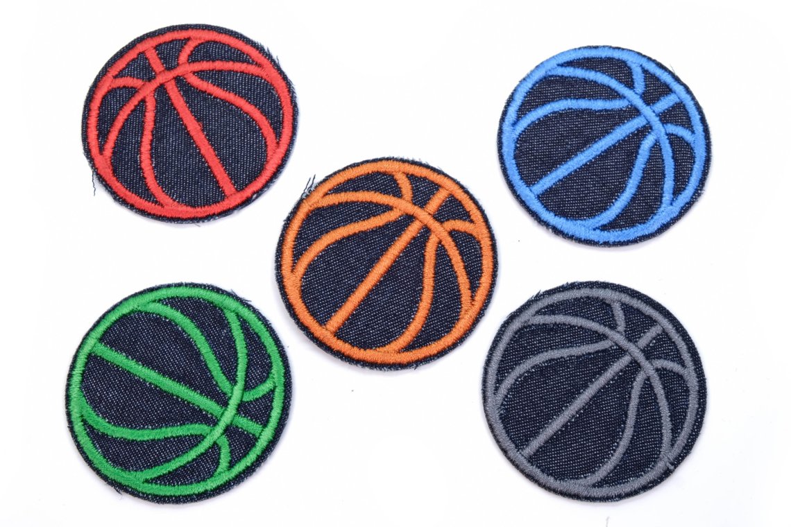 Aplikace nažehlovací 2019 basketbal míč vel.4cm