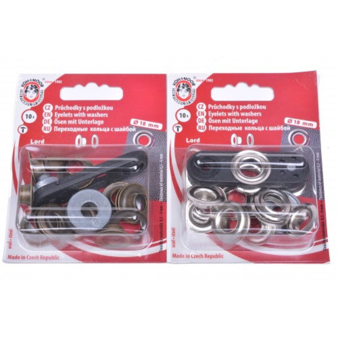 Průchodky LORD průvlek 8mm/18mm karta 10ks