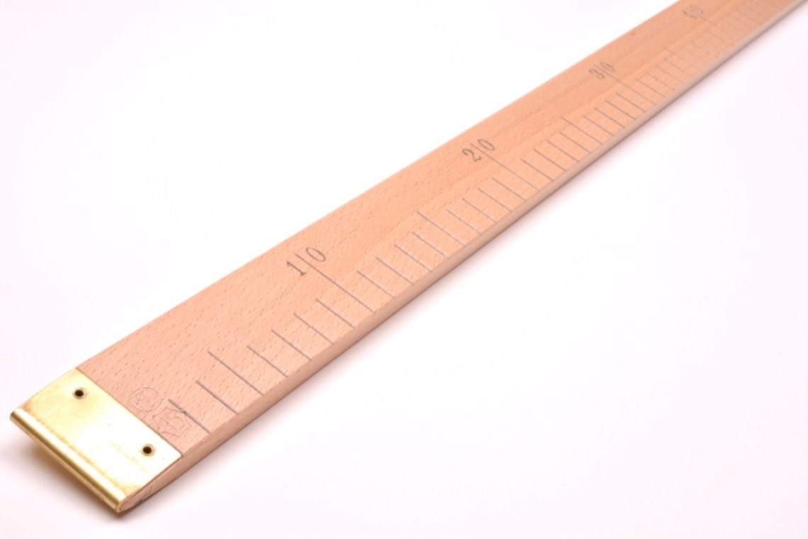 Metr dřevěný cejchovaný PLOCHÝ 100cm CEJCH 2025