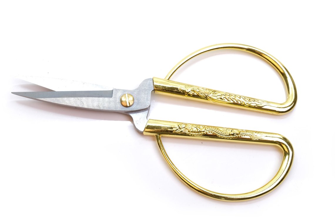 Nůžky odstřihávací zlaté
