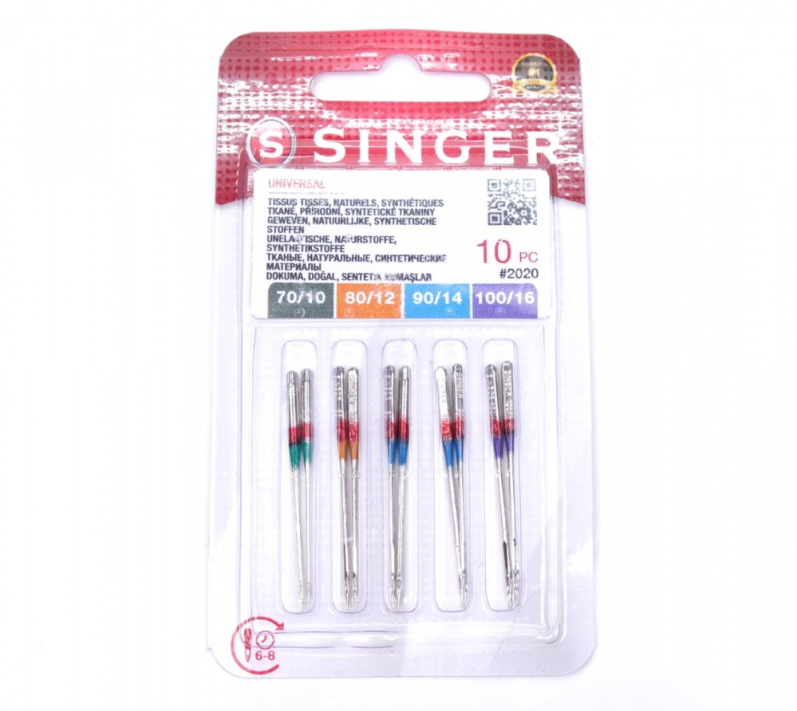 Strojové jehly SINGER UNIVERSAL vel.mix 10 jehel