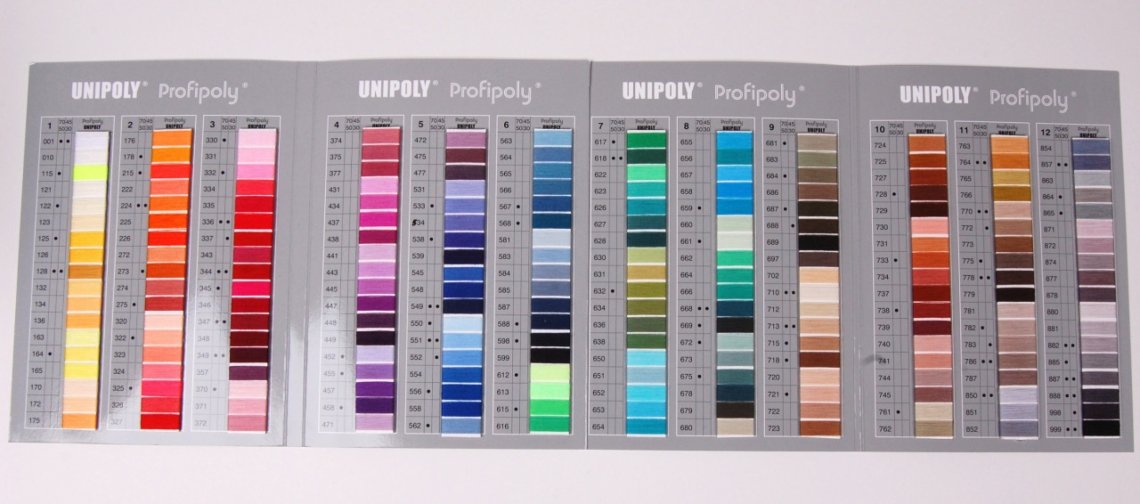 Barevnice nitě UNIPOLY