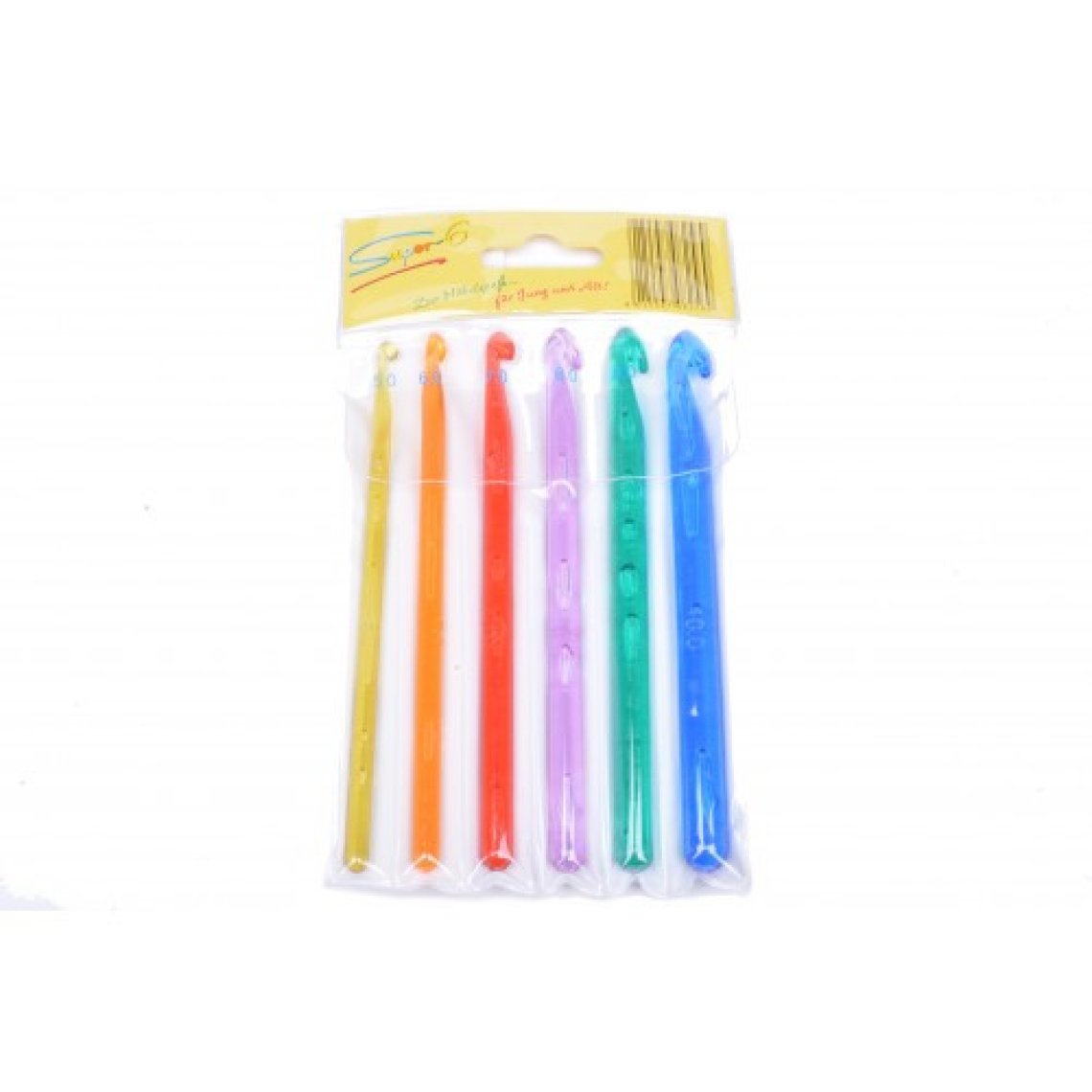 Pletací háček DE MIX plastový sada 