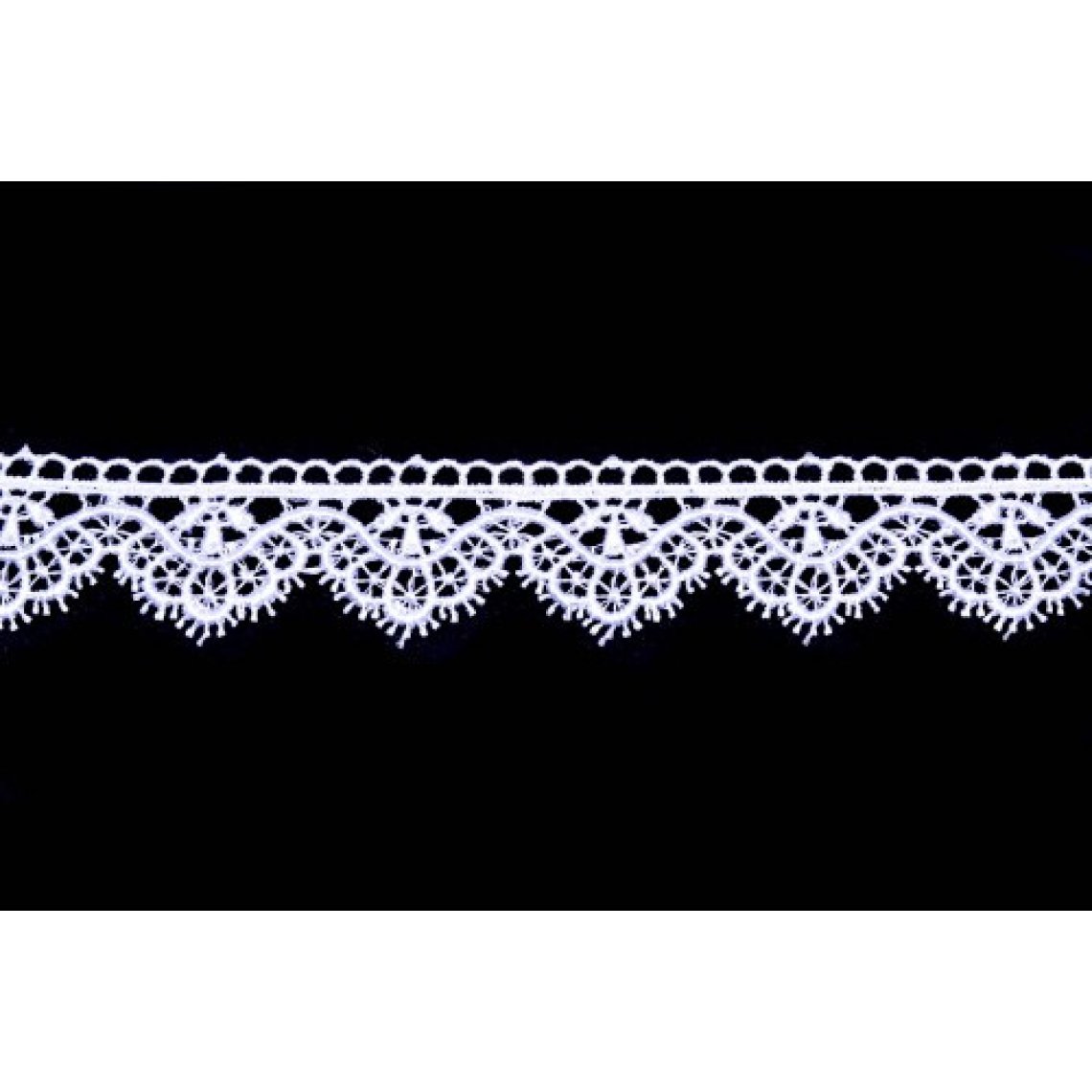 Krajka paličkovaná 3199 šíře 2,5cm bílá
