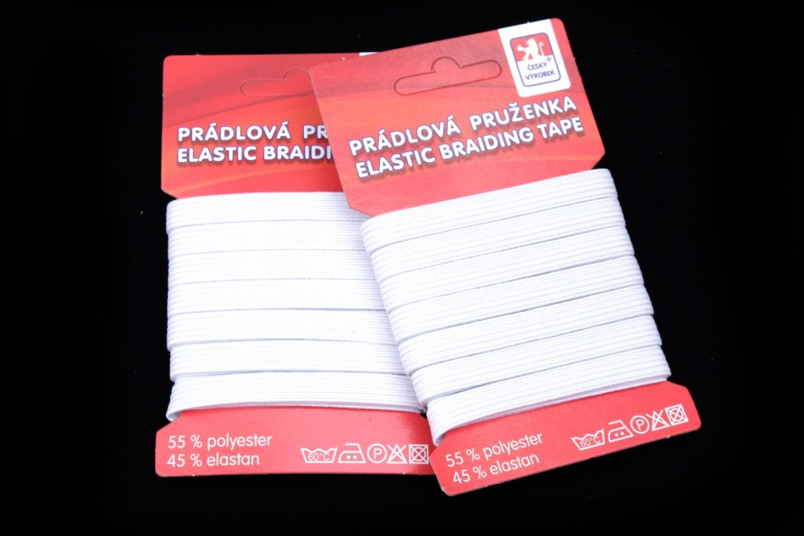 Pruženka na kartě 5m V šíře 8mm