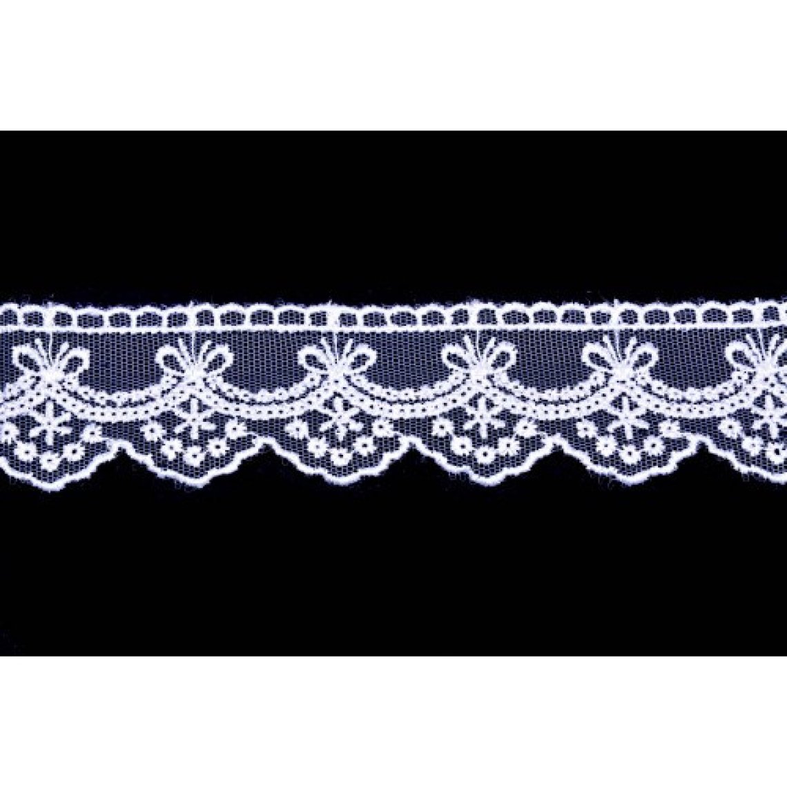 Krajka šifonová vyšívaná 70134 šíře 4cm