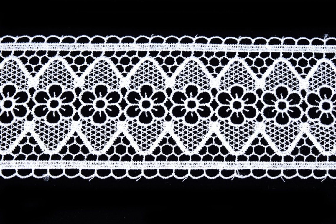 Krajka paličkovaná 1198 šíře 8,5cm bílá