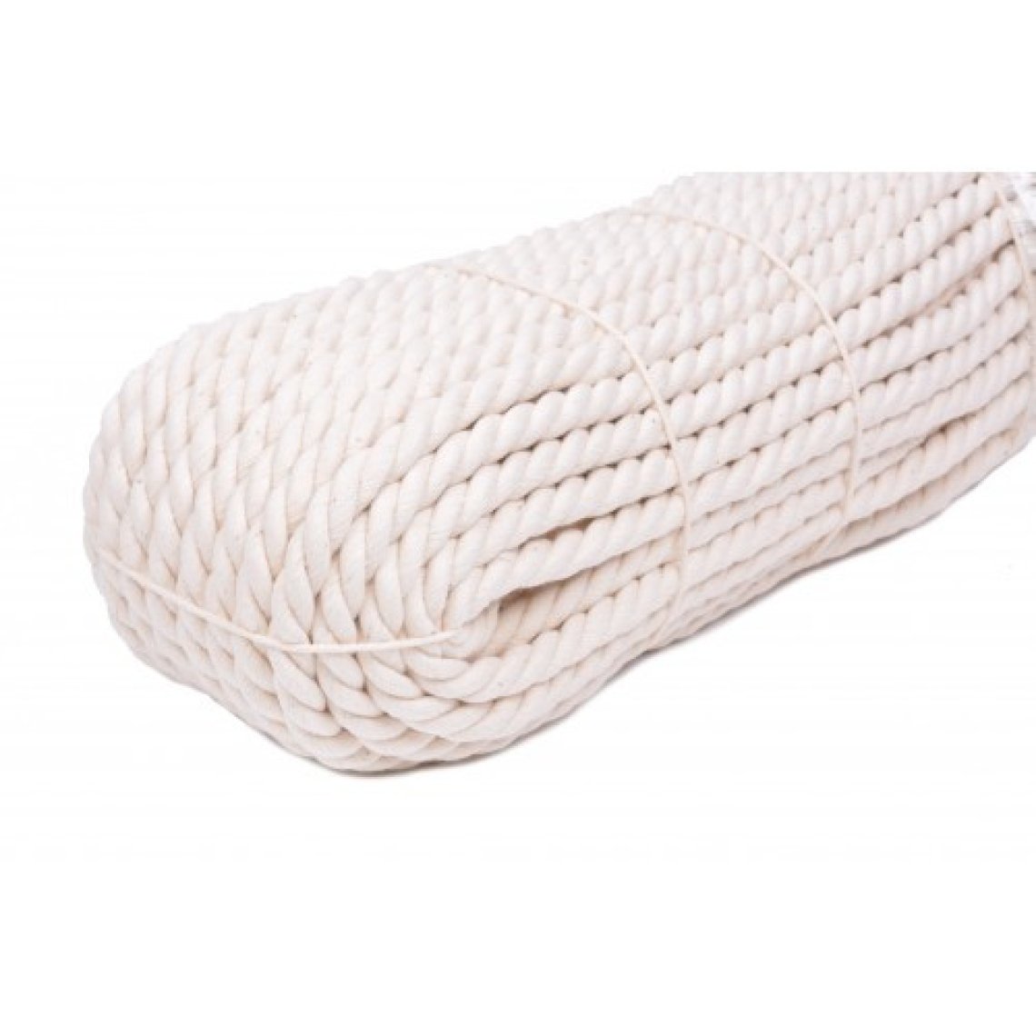 Šnůra kroucená BAVLNA 7mm režná