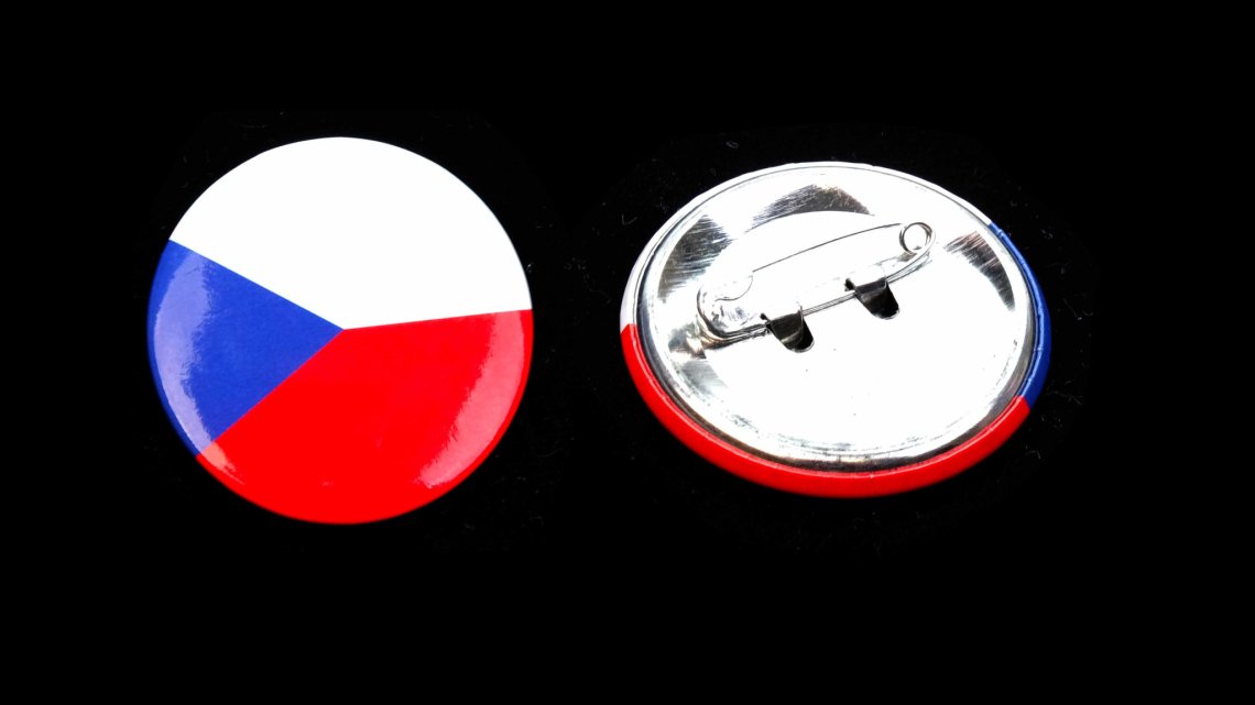 Odznak brož  vlajka ČR