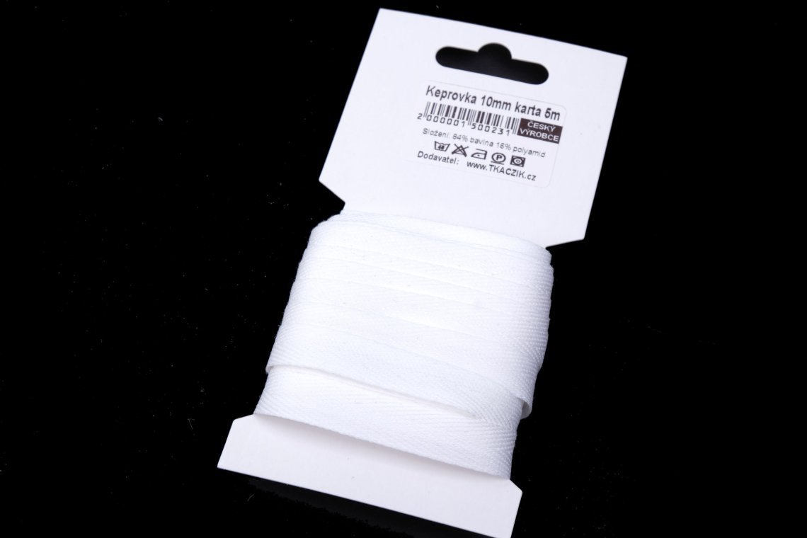 Keprovka šíře 10mm karta 5m