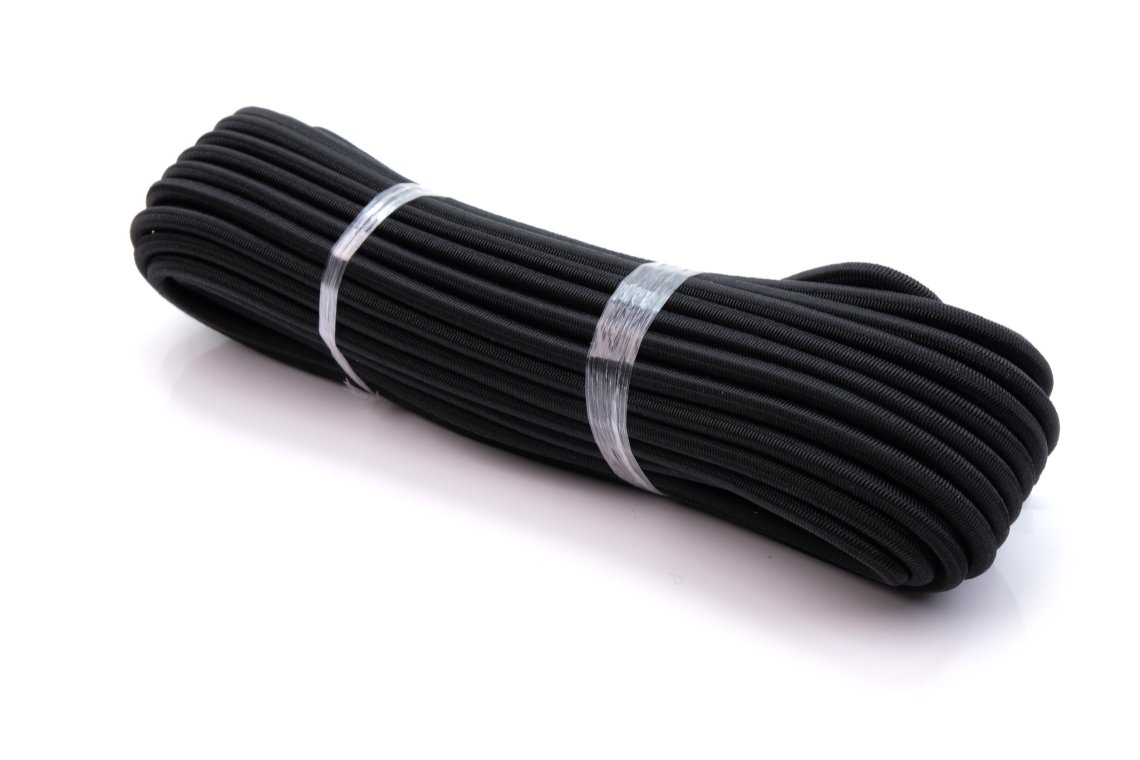 Gumové lano Ø4mm černé