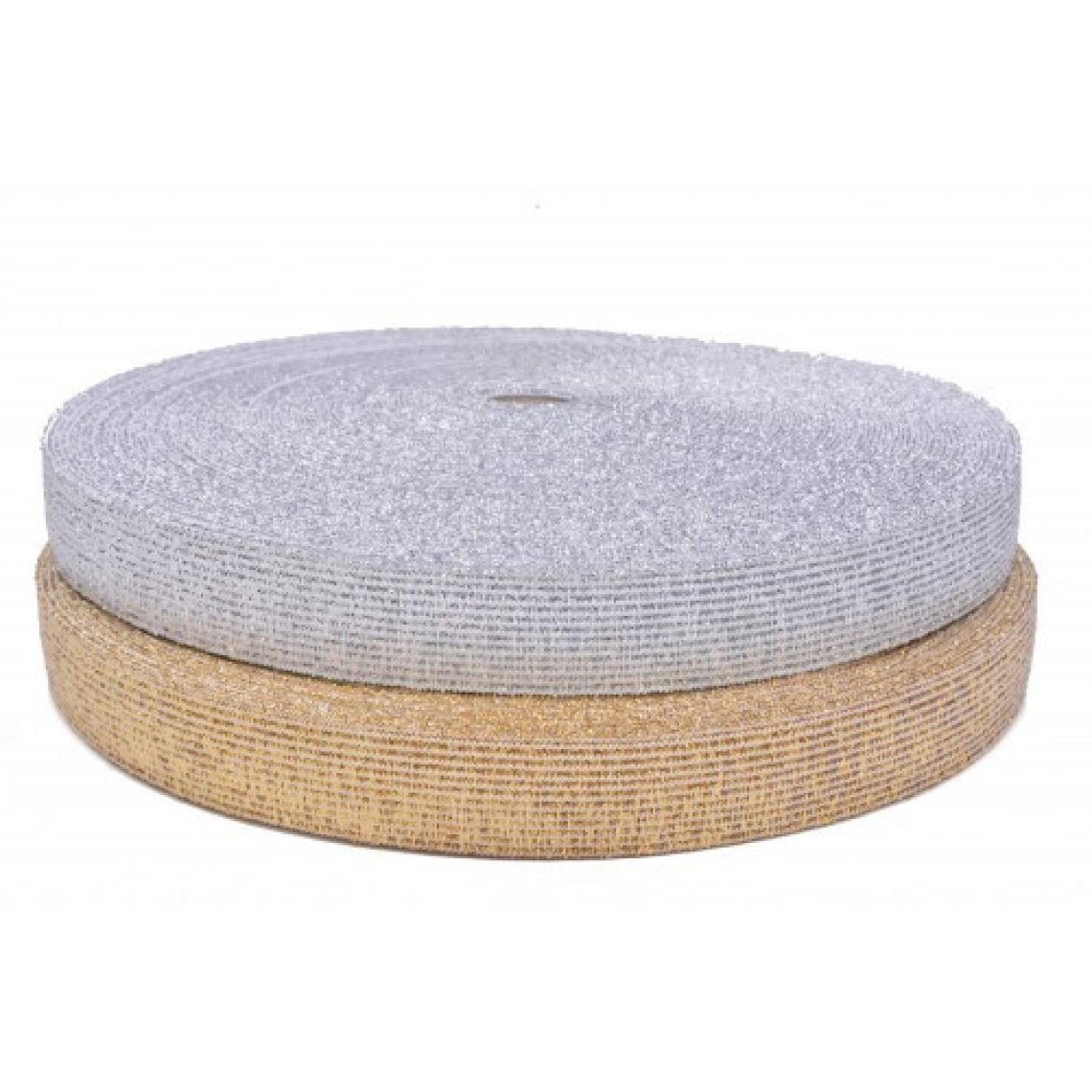 Pruženka hladká s lurexem šíře 20mm