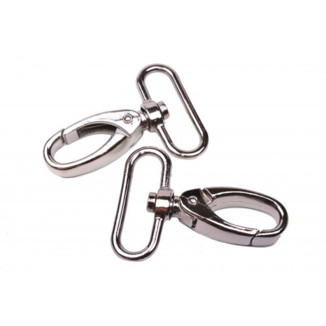 Karabina kovová otočná průvlek 4cm černý nikl