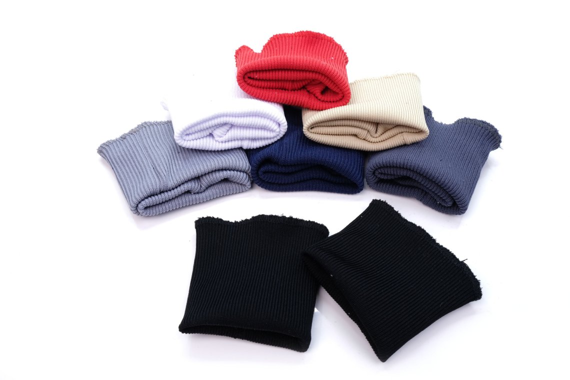 Elastické náplety na rukávy šíře 7 cm