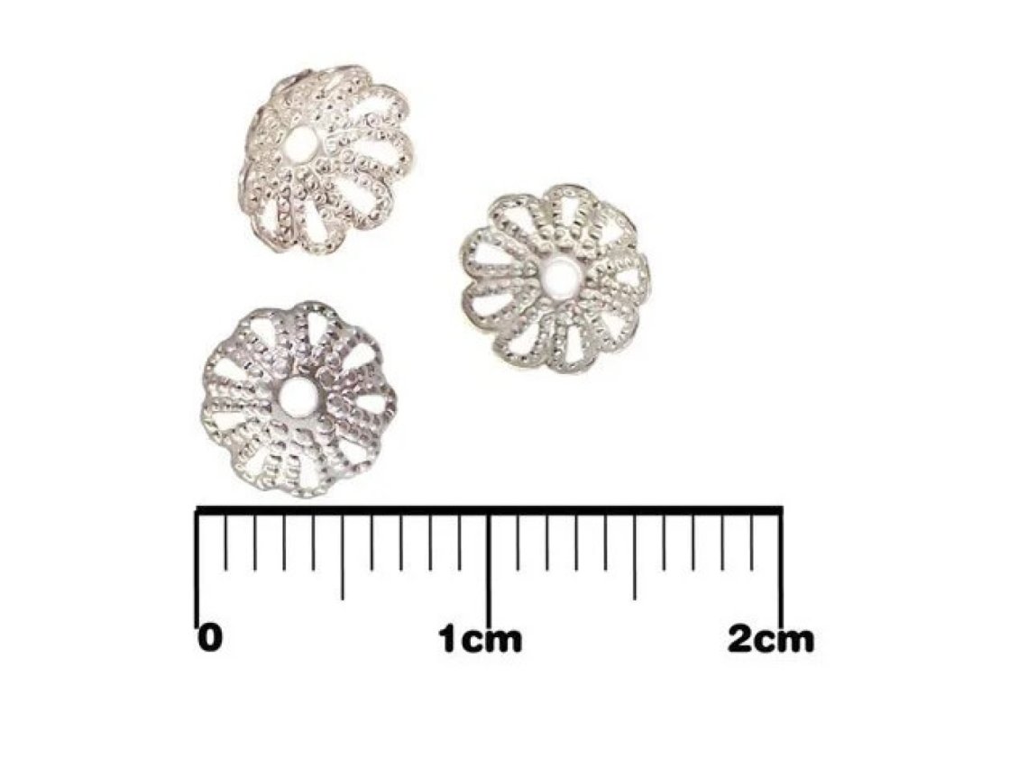 Bižuterní kaplíky 7x7 mm