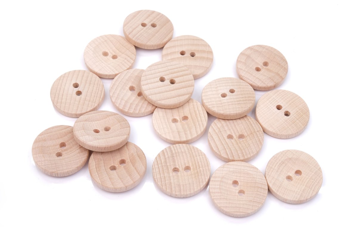 Knoflík dřevěný 1384 vel.36 - 22,9mm
