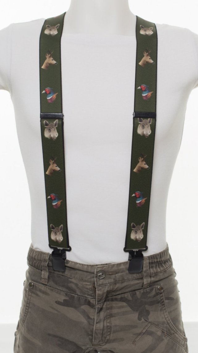 Šle pánské vzor Y šíře 40mm /120cm myslivecké vzor 01