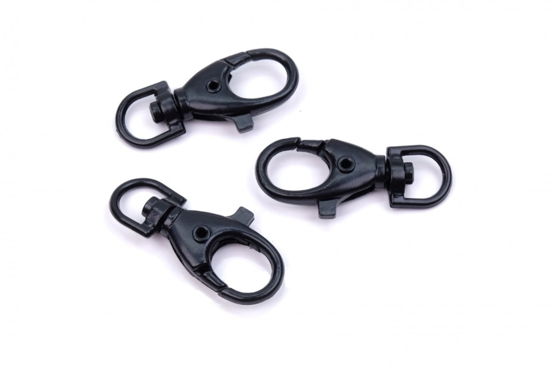 Karabina kovová otočná průvlek 1cm