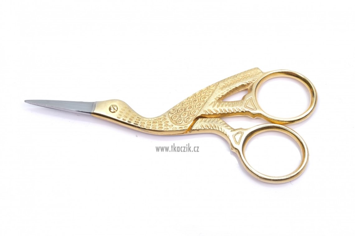 Nůžky vyšívací Čáp 11cm