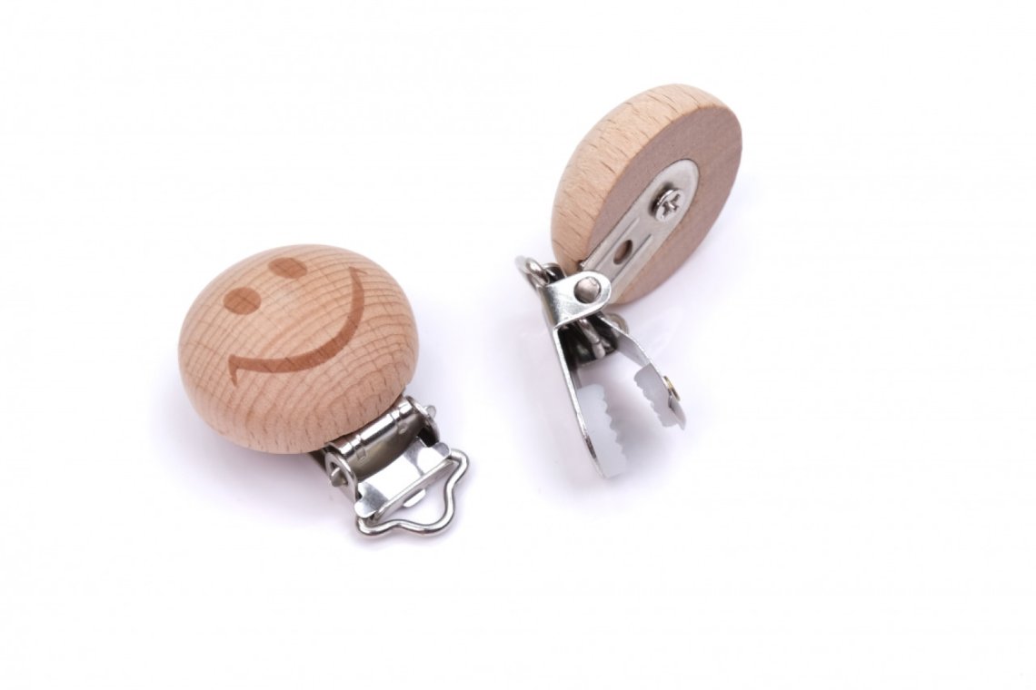 Dřevěný dětský klip