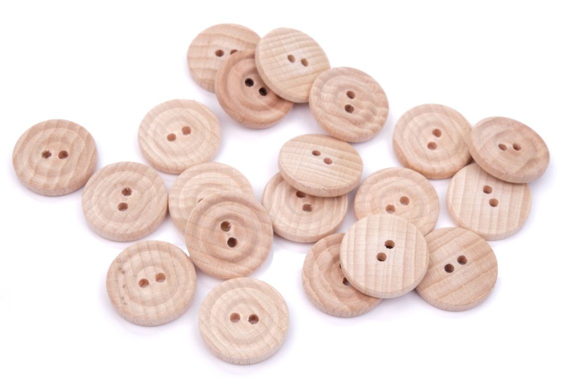 Knoflík dřevěný 1353 vel.32 - 20,3mm
