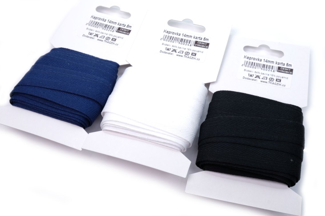 Keprovka šíře 14mm karta 5m