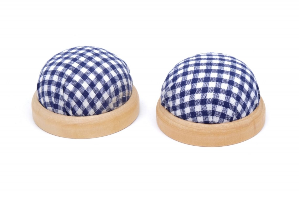 Jehelníček stolní dřevěný modrý