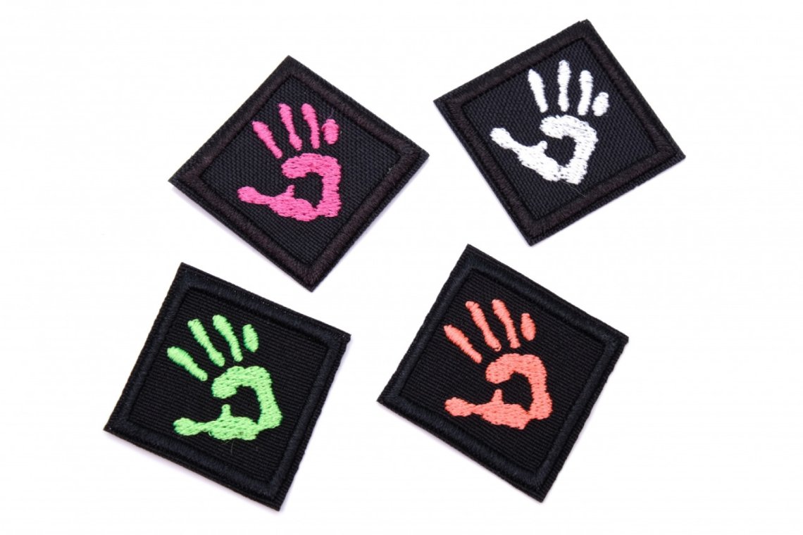 Aplikace nažehlovací 3038 ruka vel.3x3cm