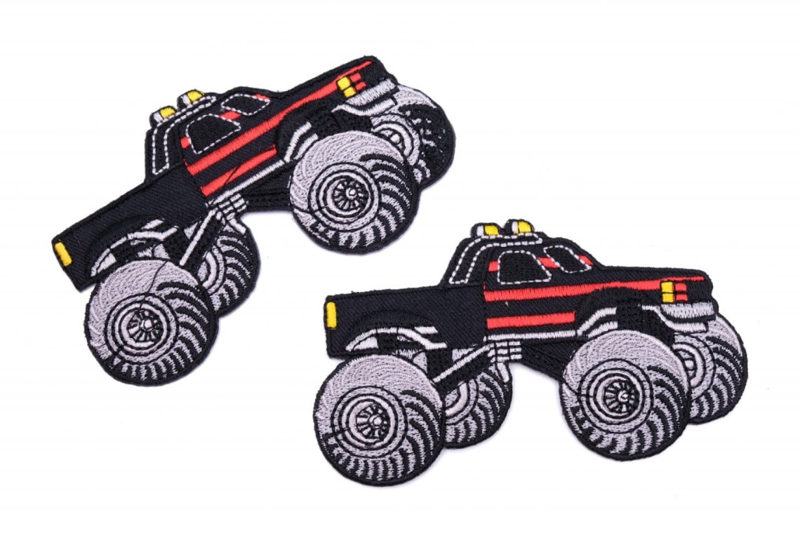 Aplikace nažehlovací T06 monster truck vel.10x6cm